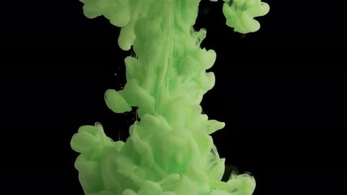 Green Ink In Water