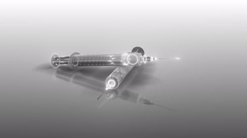 White Clean medizinische Spritzen 4k