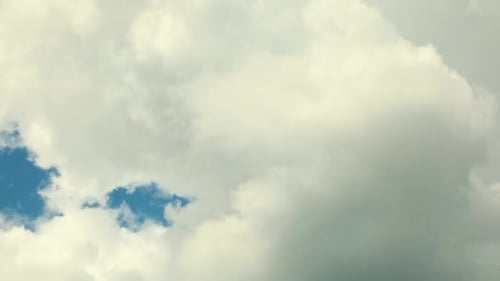 Time Lapse of Clouds Moving Across Blue Sky