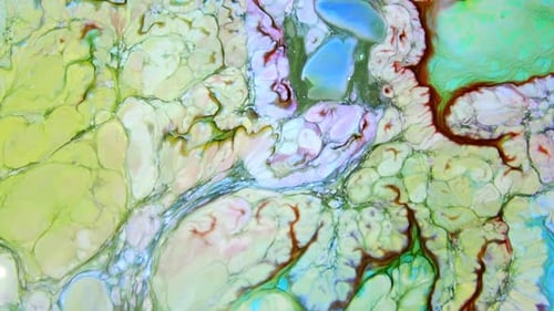 Abstract Swirling Colors Design