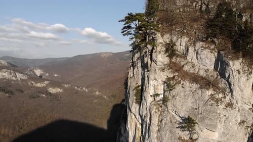 Felsen von unglaublicher Höhe