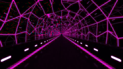 4K Purple Corridor Loop