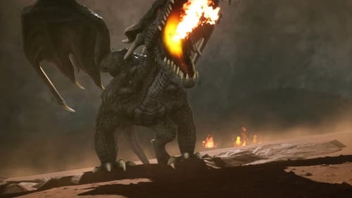 Dragon in Desert