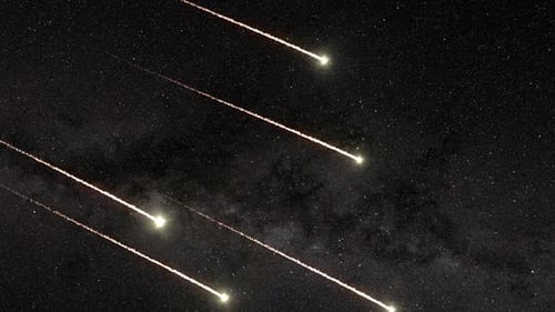 Space Meteor Shower