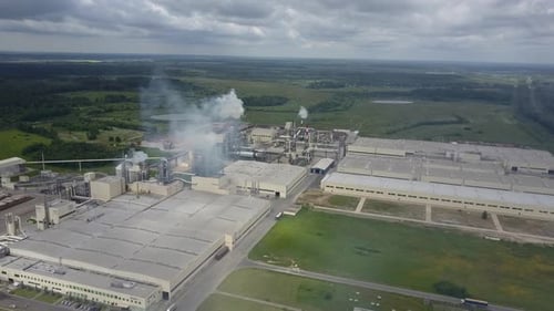 Flying Over a Fuming Factory