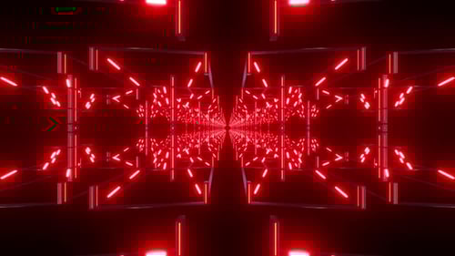 Colored Abstract Neon Tunnel Pack 4k