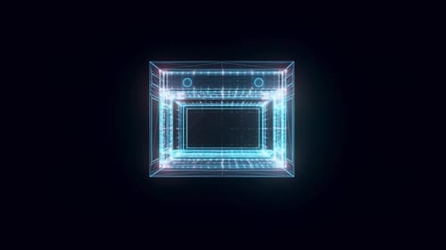 holograma de horno giratorio 4k
