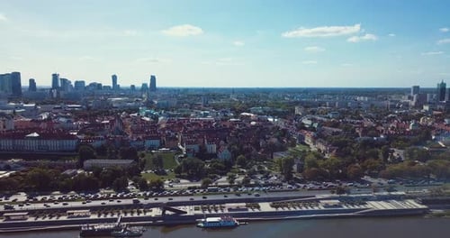 Aerial View Of Warsaw