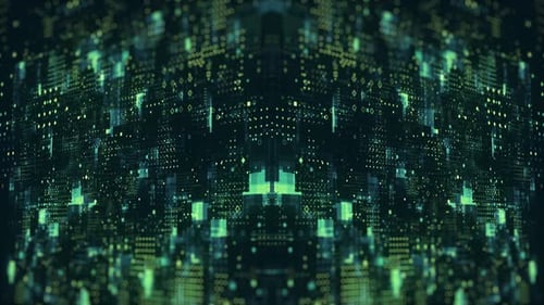 Abstract Futuristic Grid