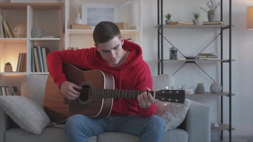 Music Leisure Creative Hobby Man Playing Guitar