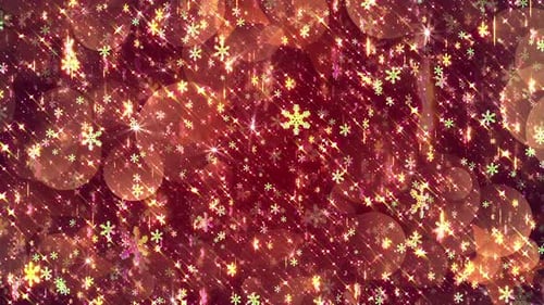 Festive Glowing Snowflakes