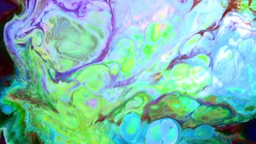 Abstract Swirling Colors and Fluid Motion