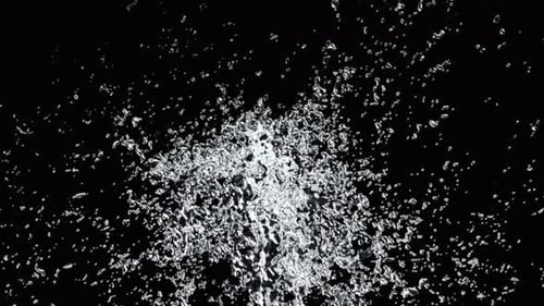 Realistic Fluid Water Splash Element Reveal Transition