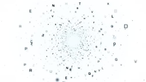 4K Abstract Binary Tunnel (loopable)