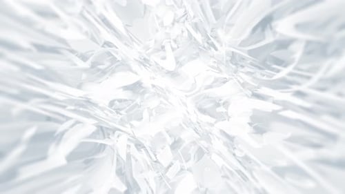 Dynamic White Abstract Geometric Shapes Motion Background Loop