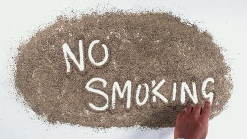 Pepper Handschrift Rauchverbot