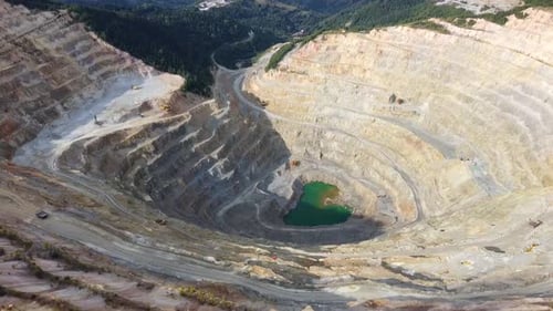 Mining And Excavation Industry, Aerial View