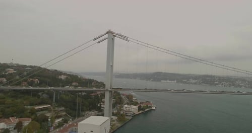 Istanbul Ortakoy Mosque And Bosphorus Bridge