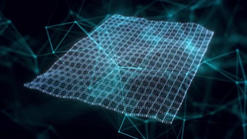 Carpet Hologram Close Up 4k