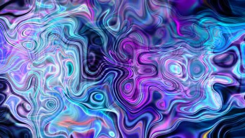 Vibrant Abstract Fluid Flowing Liquid Background Animation