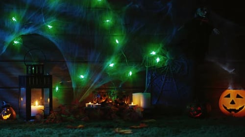 Hintergrund für eine gruselige Halloweenparty