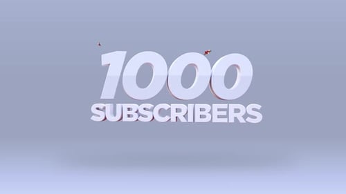 3D Social Media Text Reveal Animation