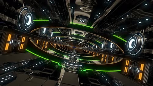 Looped Technology Tunnel