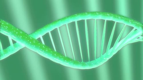 Green Dna Seamless Loop