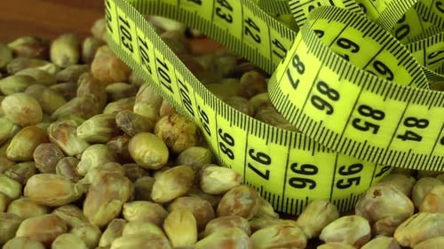 Tiger Nuts and Measuring Tape Close Up