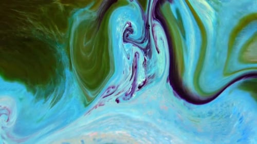Farbexplosion abstrakte lebendige Kunst Malerei