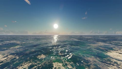 Sunset At The Ocean 4k