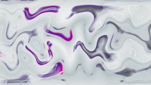 Fluid Abstract Background with Wavy Purple and Magenta Shapes