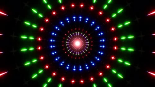Rgb Glitter Light Tunnel