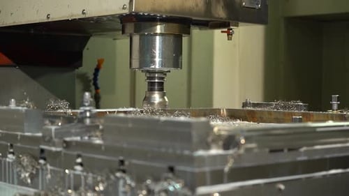Metallbearbeitung auf CNC-Maschine