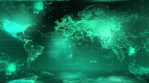 News Map Loop 4k