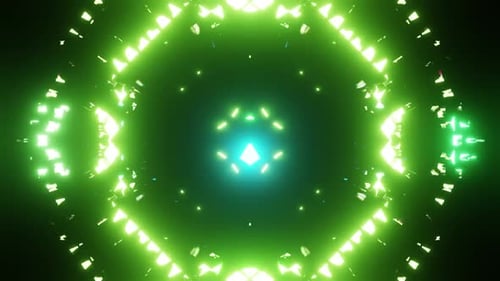 Green Equalizer Blinking Vj Loop HD