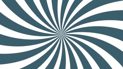 Spinning Pop Art Blue Background