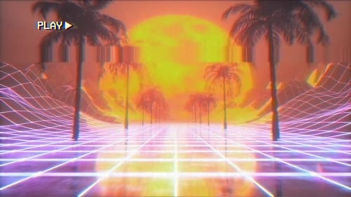 Voler dans l'hyperespace futuriste rétro