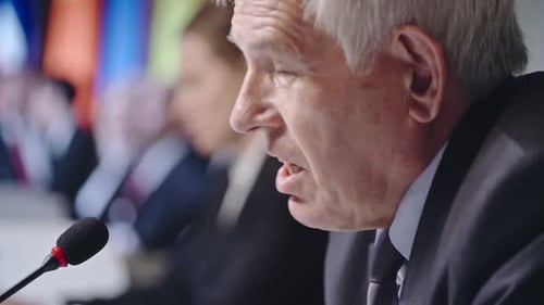 Senior Speaker at Political Conference