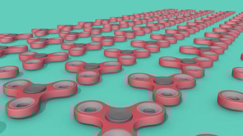 A Lot Of Spinner In A Row Hd