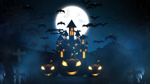 Halloween Animation Background FHD-H006