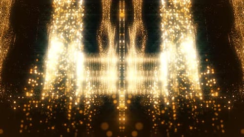 Hintergrundschleife für Goldpartikel