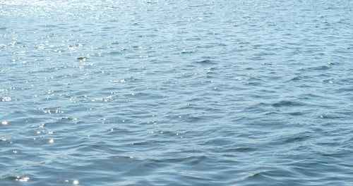 Sparks on the sea wave