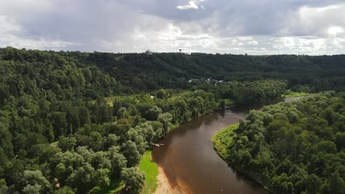 Valley with the river