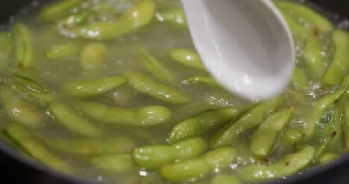 Cook with edamame