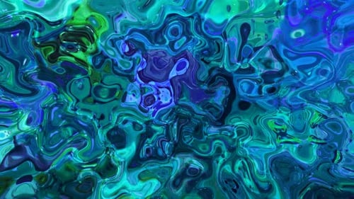Abstract Fluid Liquid Swirls Background Animation
