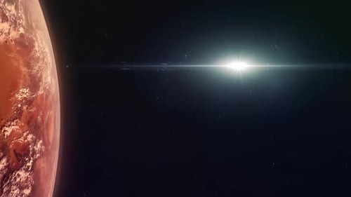 Realistic Planet and Star with Epic Lens Flare Reveal