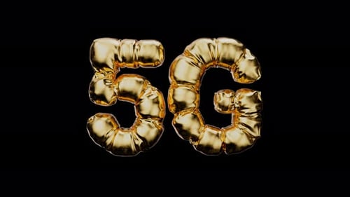 Luxury Gold 5G Technology Title Reveal