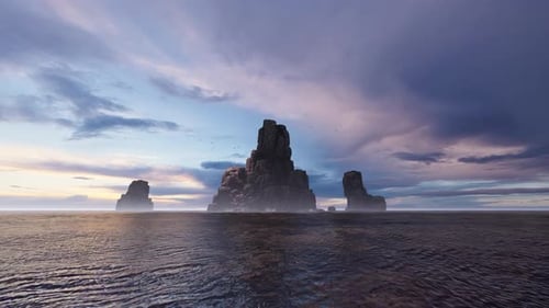 Stone Island In The Ocean