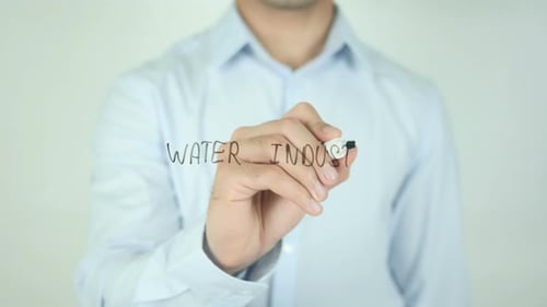 Wasserwirtschaft, Schreiben auf transparentem Bildschirm